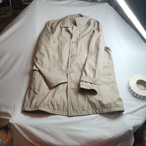 M. Julian Button-Front Jacket Khaki Multi-Pocket Men's Size XXL